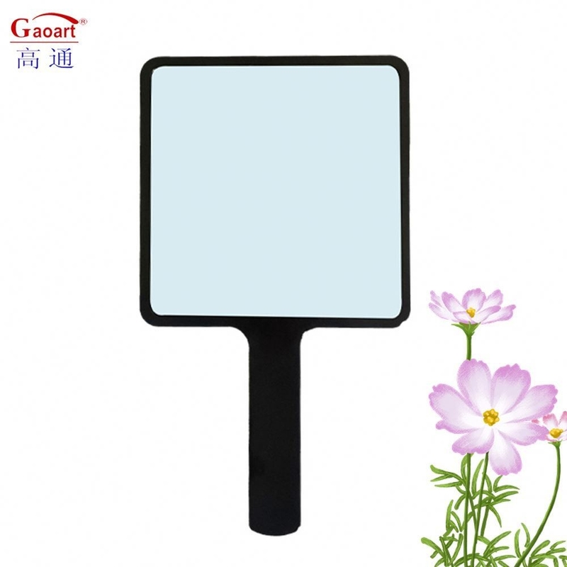 Reisefreundliche Mode-Design Plastik Glas Spiegel Make-up Vanity Dressing mit Logo