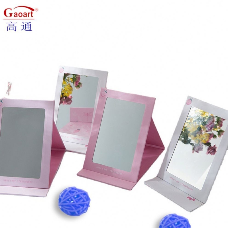 Mini Compact Makeup Quadrat Taschenkreis Dressing Vanity mit Logo Spiegel Custom Logo